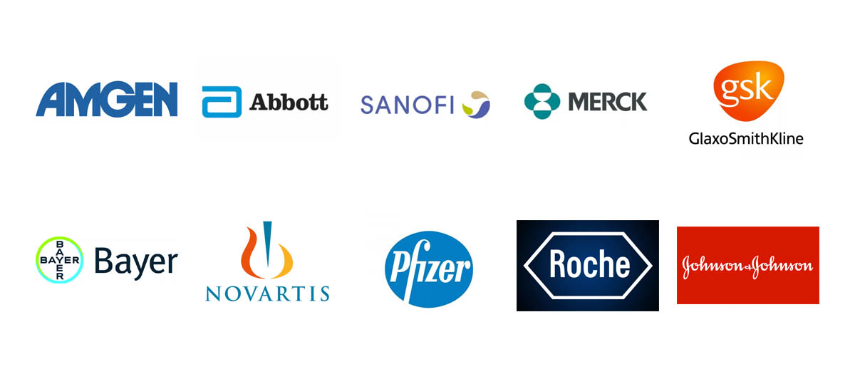 TOP-10 pharmaceutical companies
